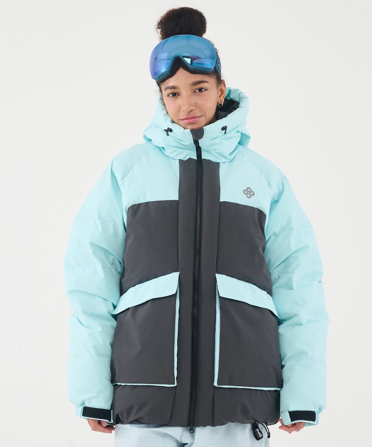 돌아우터웨어(DOLL OUTERWEAR) 2526 미카 패딩 자켓 CHACOAL 남녀공용