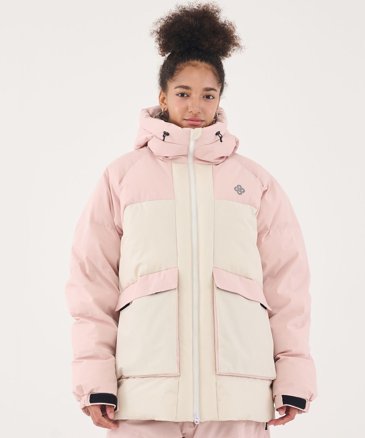 돌아우터웨어(DOLL OUTERWEAR) 2526 미카 패딩 자켓 PINK 남녀공용