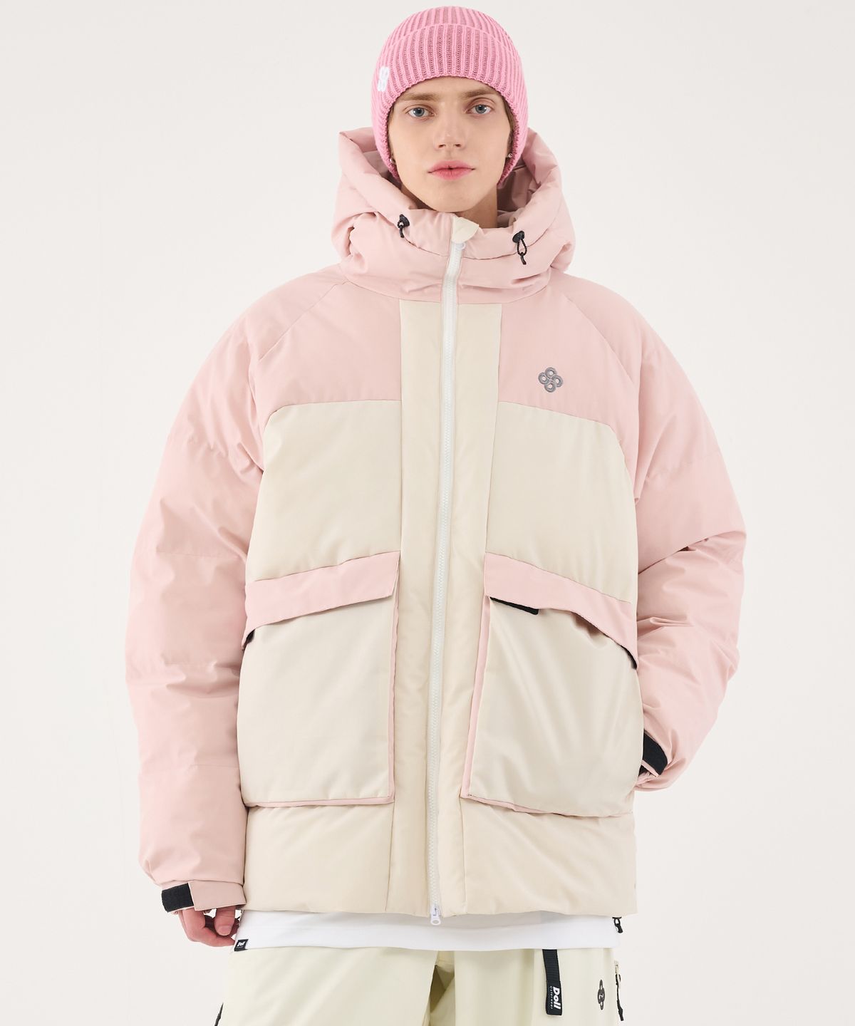 돌아우터웨어(DOLL OUTERWEAR) 2526 미카 패딩 자켓 PINK 남녀공용