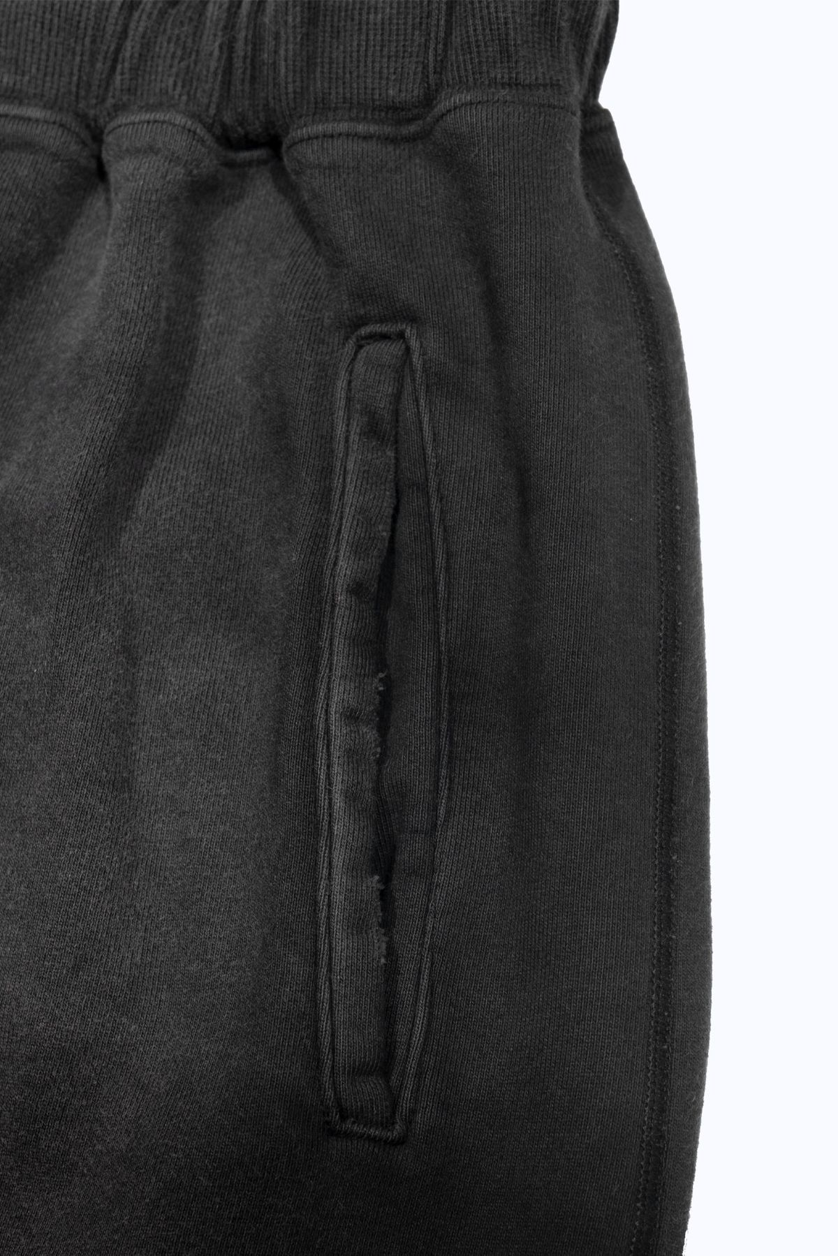 더 긱스(THE GEEKS) Double knee sweat pants - Black