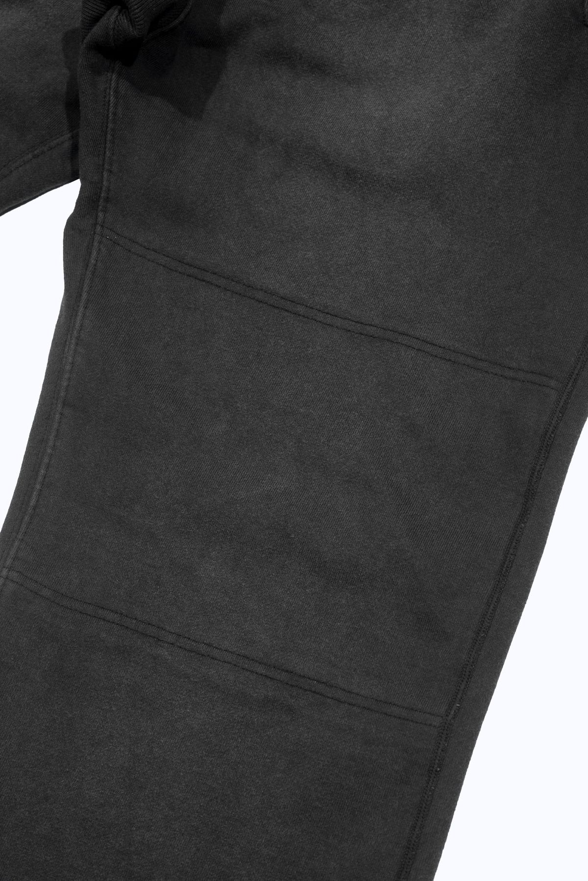 더 긱스(THE GEEKS) Double knee sweat pants - Black