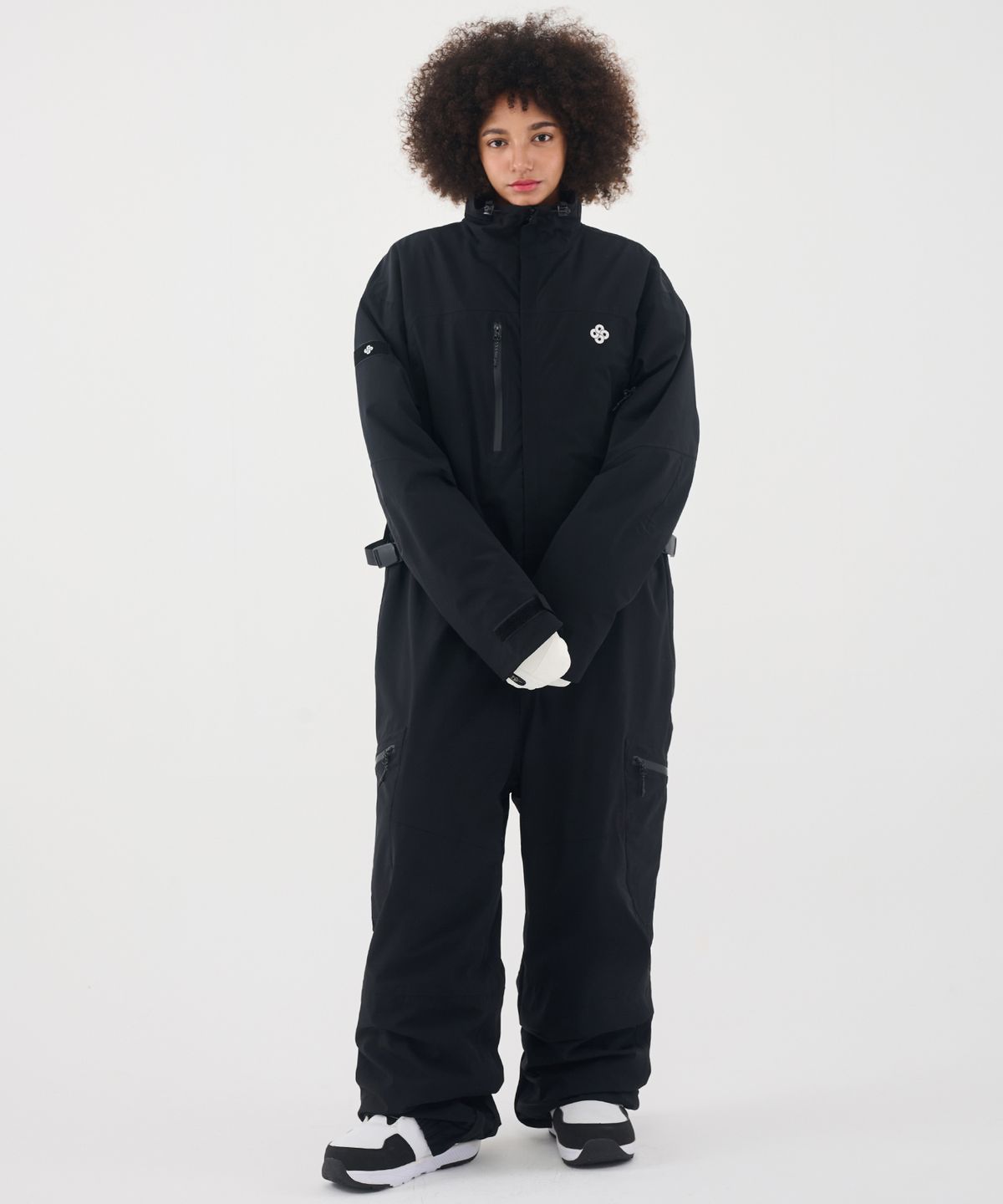돌아우터웨어(DOLL OUTERWEAR) 2526 파로 점프슈트 BLACK 남녀공용