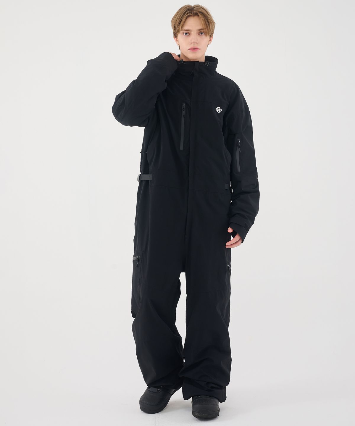 돌아우터웨어(DOLL OUTERWEAR) 2526 파로 점프슈트 BLACK 남녀공용
