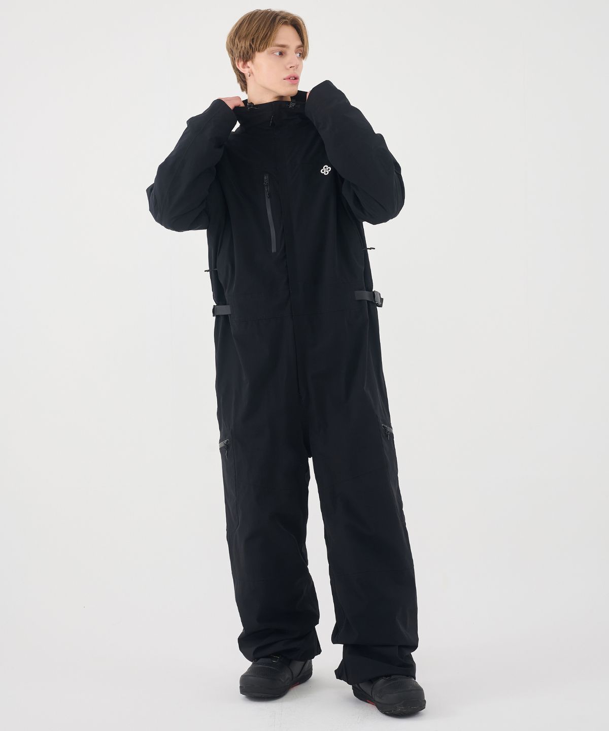 돌아우터웨어(DOLL OUTERWEAR) 2526 파로 점프슈트 BLACK 남녀공용