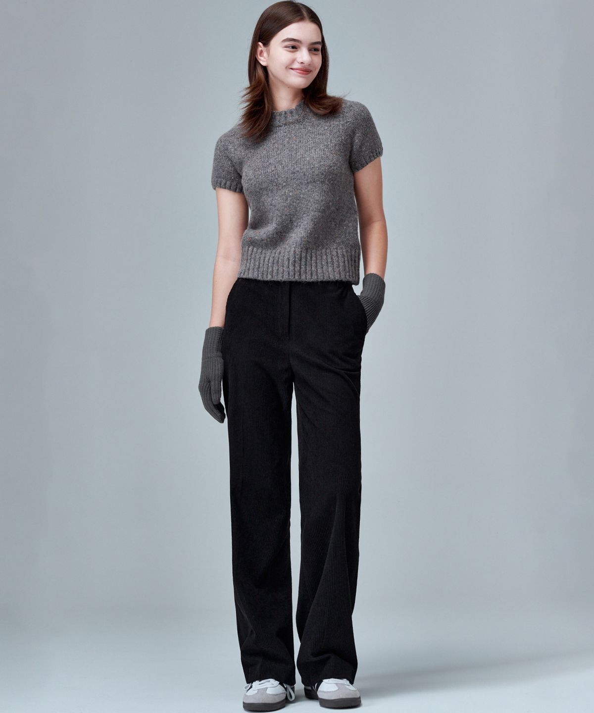 마롭(MALOUPE) 2150 기모 코듀로이 팬츠 (블랙)