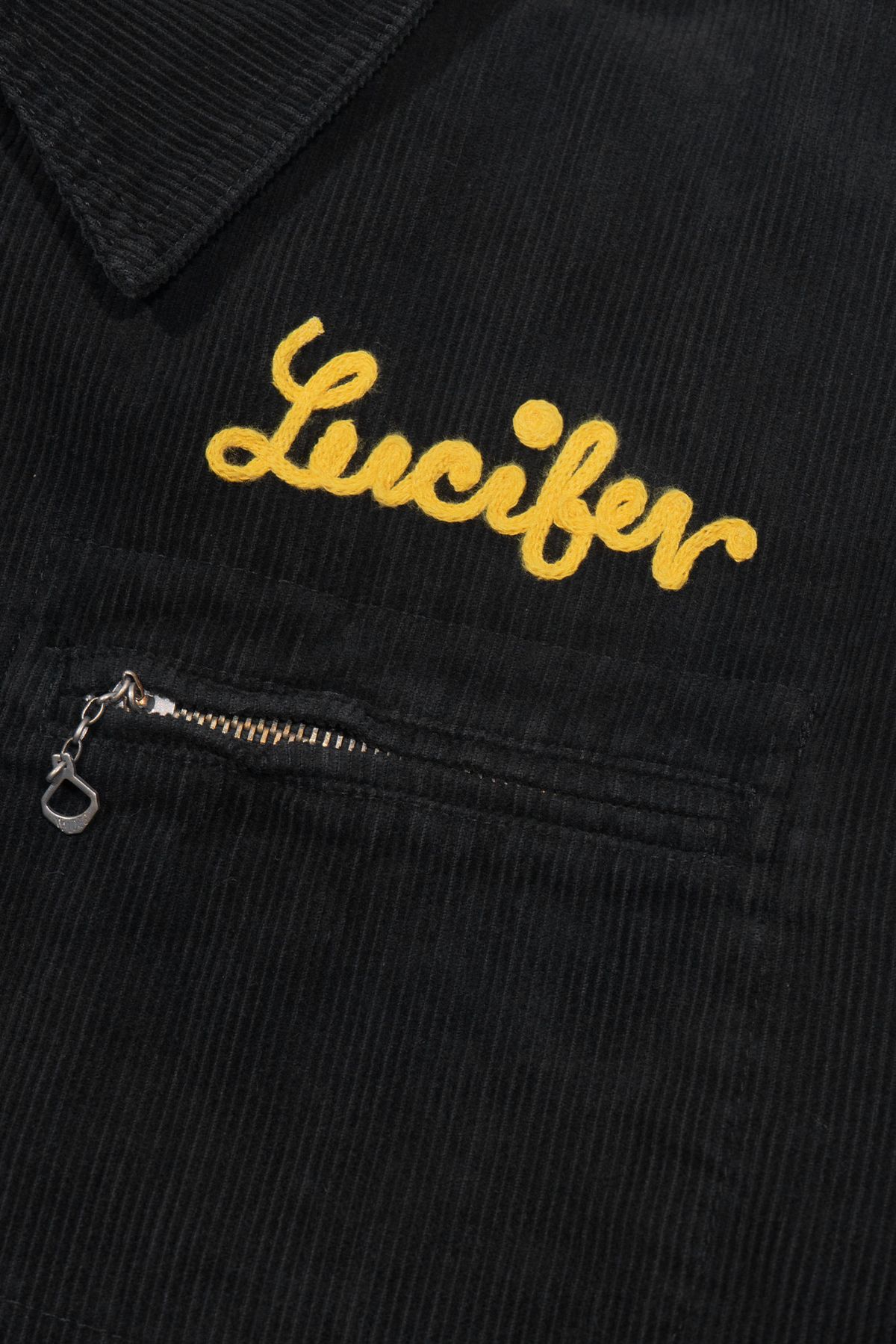 더 긱스(THE GEEKS) Corduroy work jacket (lucifer) - Black