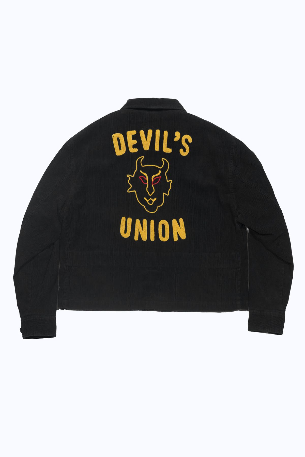더 긱스(THE GEEKS) Corduroy work jacket (lucifer) - Black