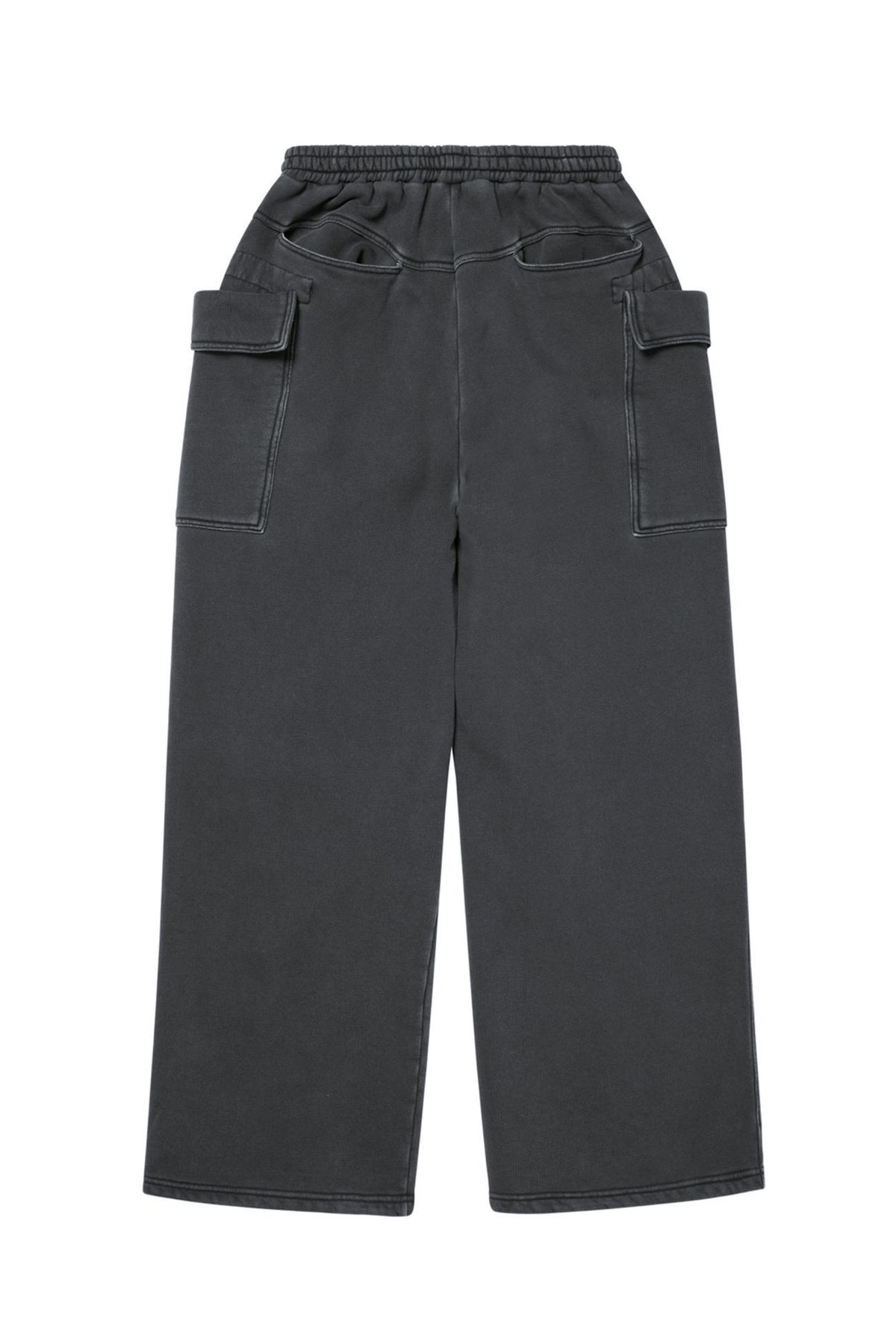 다이닛(DEINET) MUDDY CARGO SWEAT PANTS IN CHARCOAL