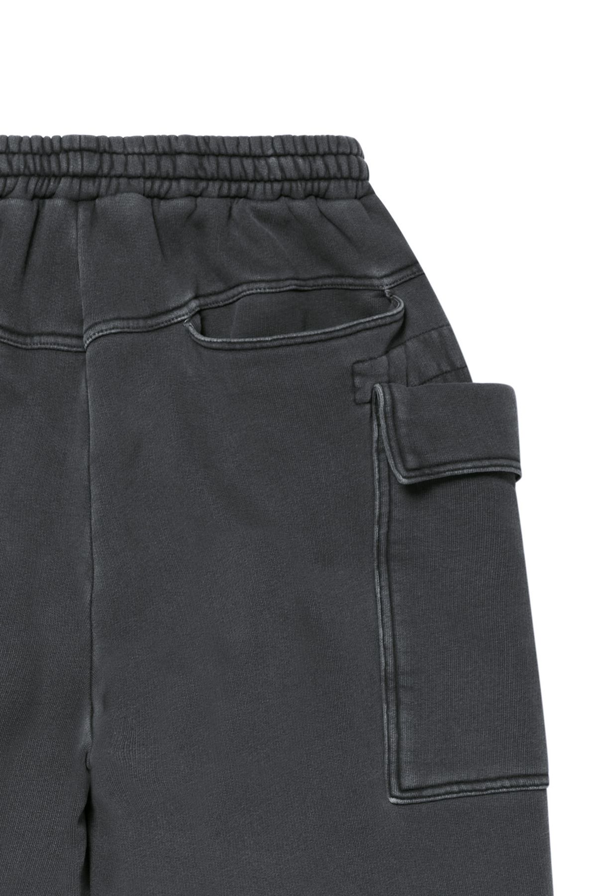 다이닛(DEINET) MUDDY CARGO SWEAT PANTS IN CHARCOAL