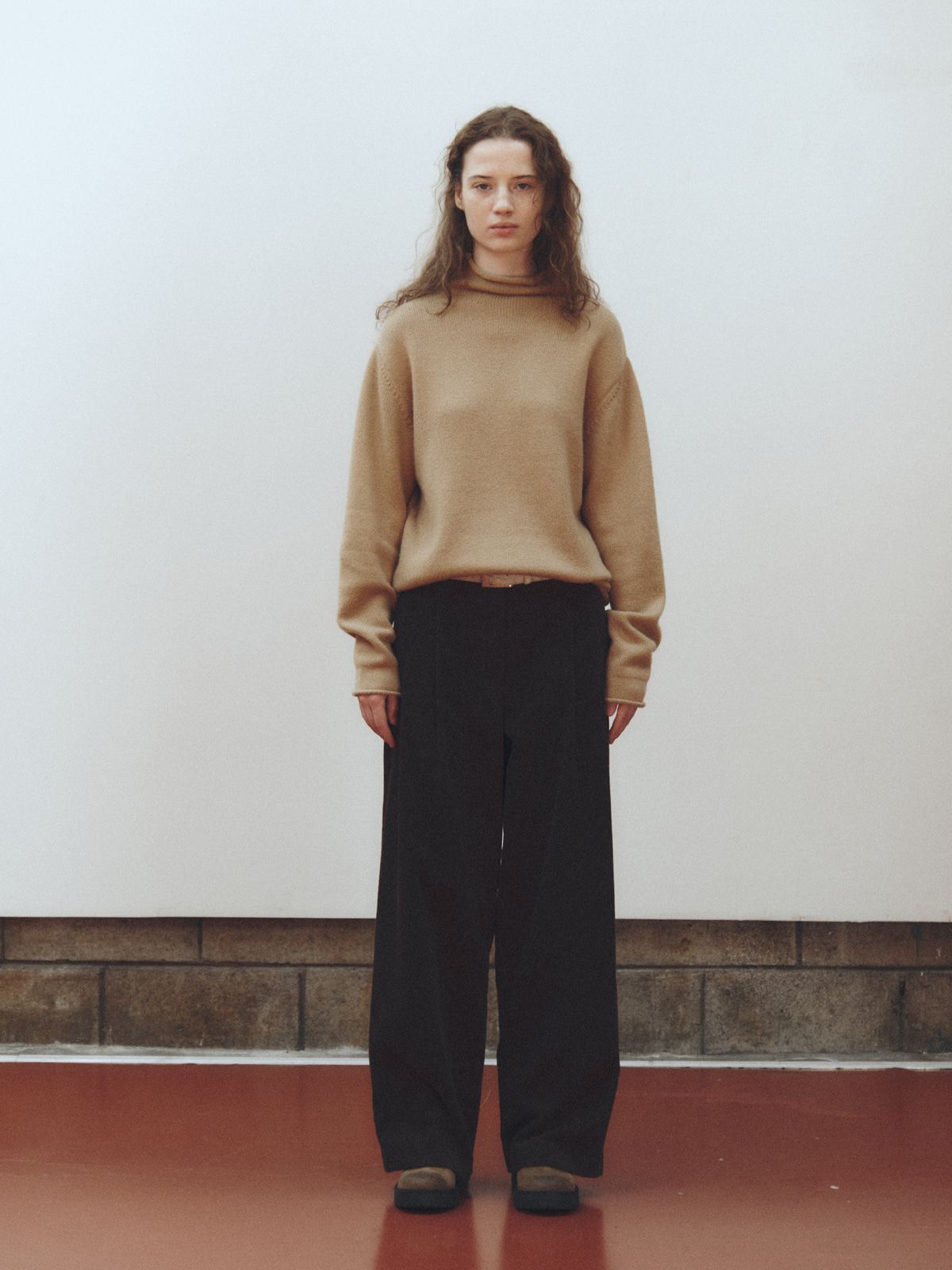 리플레인(REPLAIN) CORDUROY WIDE PANTS_DARK BROWN