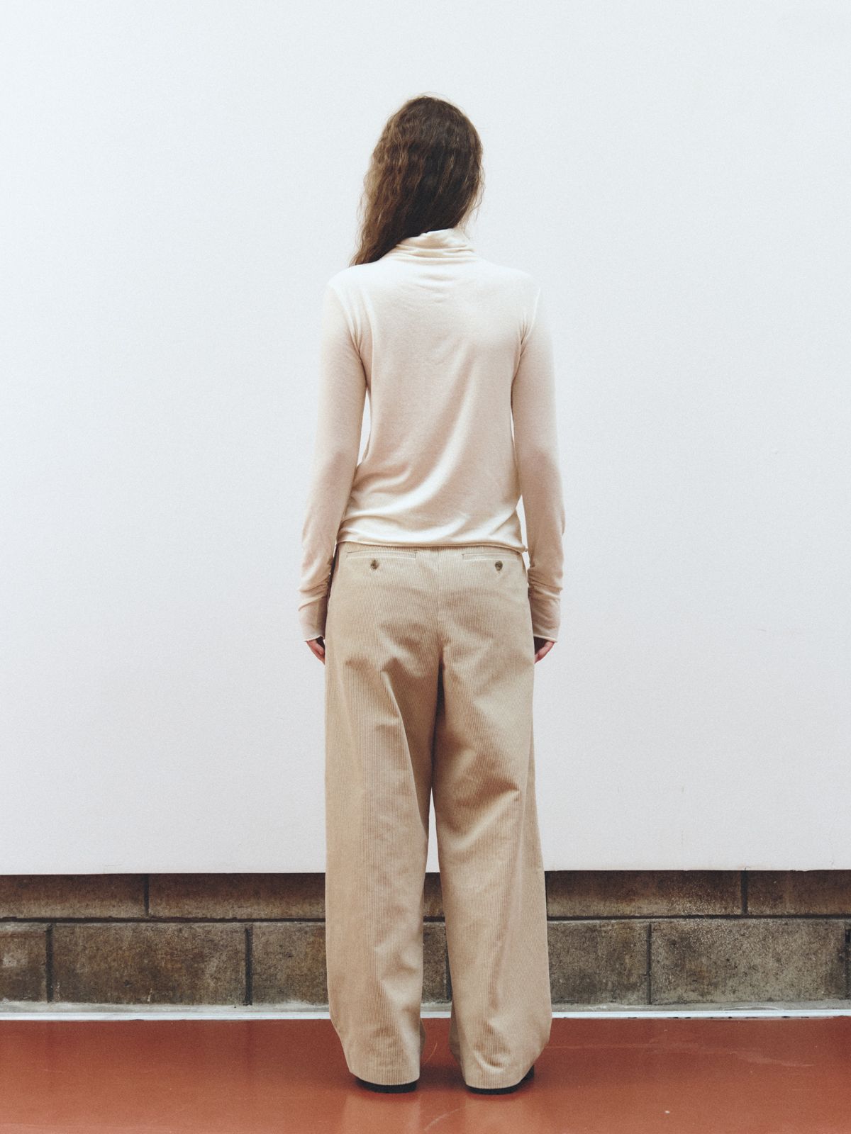 리플레인(REPLAIN) SOFT WOOL JERSEY TOP_BLACK