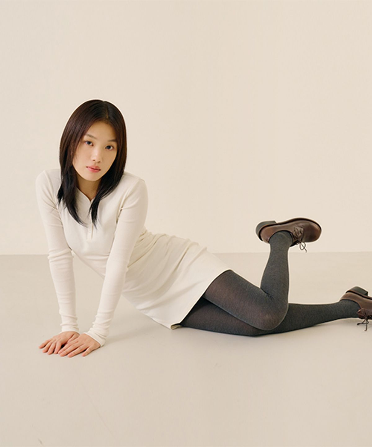 마른파이브(MARN5) 넉넉 포그 니트 스타킹_4colors