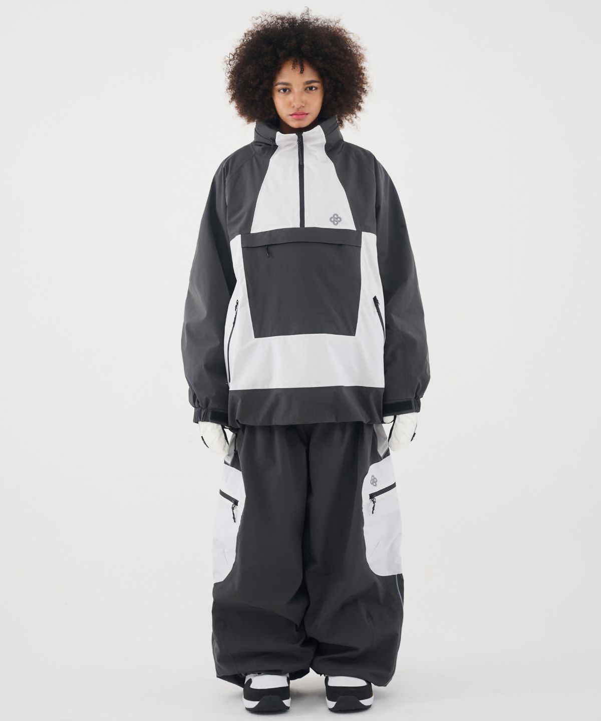 돌아우터웨어(DOLL OUTERWEAR) 2526 듀 자켓&팬츠 세트 CHACOAL 남녀공용