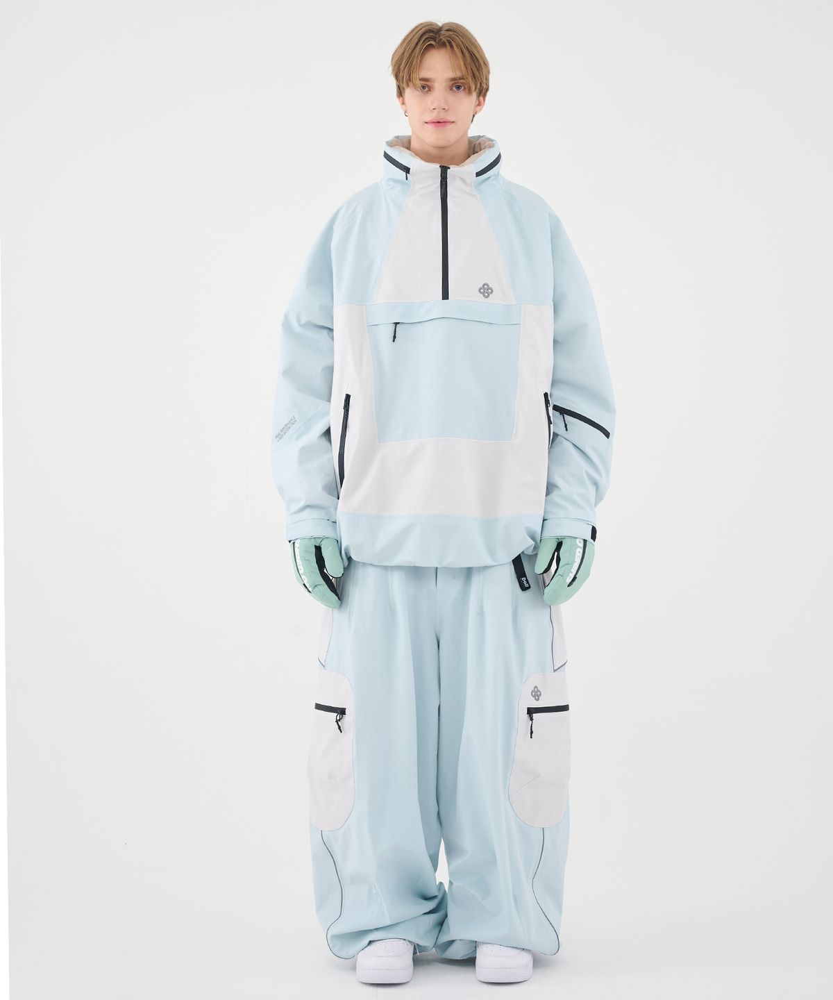 돌아우터웨어(DOLL OUTERWEAR) 2526 듀 자켓&팬츠 세트 MINT 남녀공용