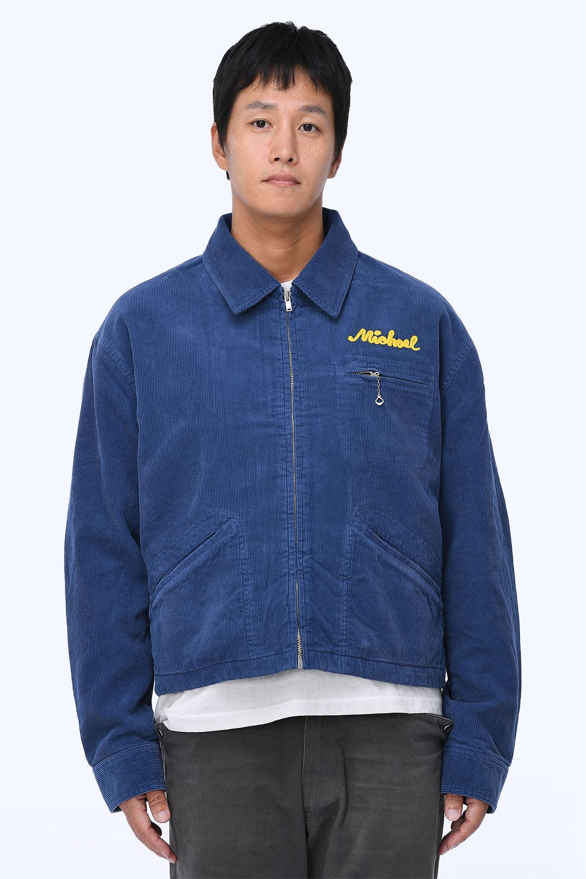 더 긱스(THE GEEKS) Corduroy work jacket (Michael) - Navy