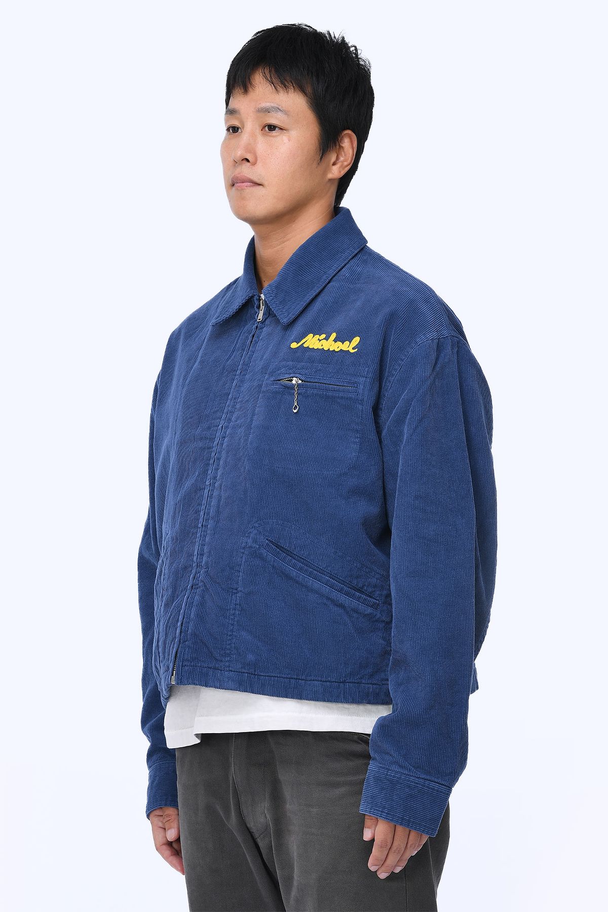 더 긱스(THE GEEKS) Corduroy work jacket (Michael) - Navy