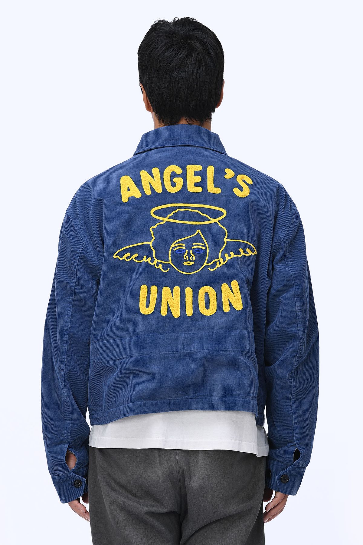 더 긱스(THE GEEKS) Corduroy work jacket (Michael) - Navy