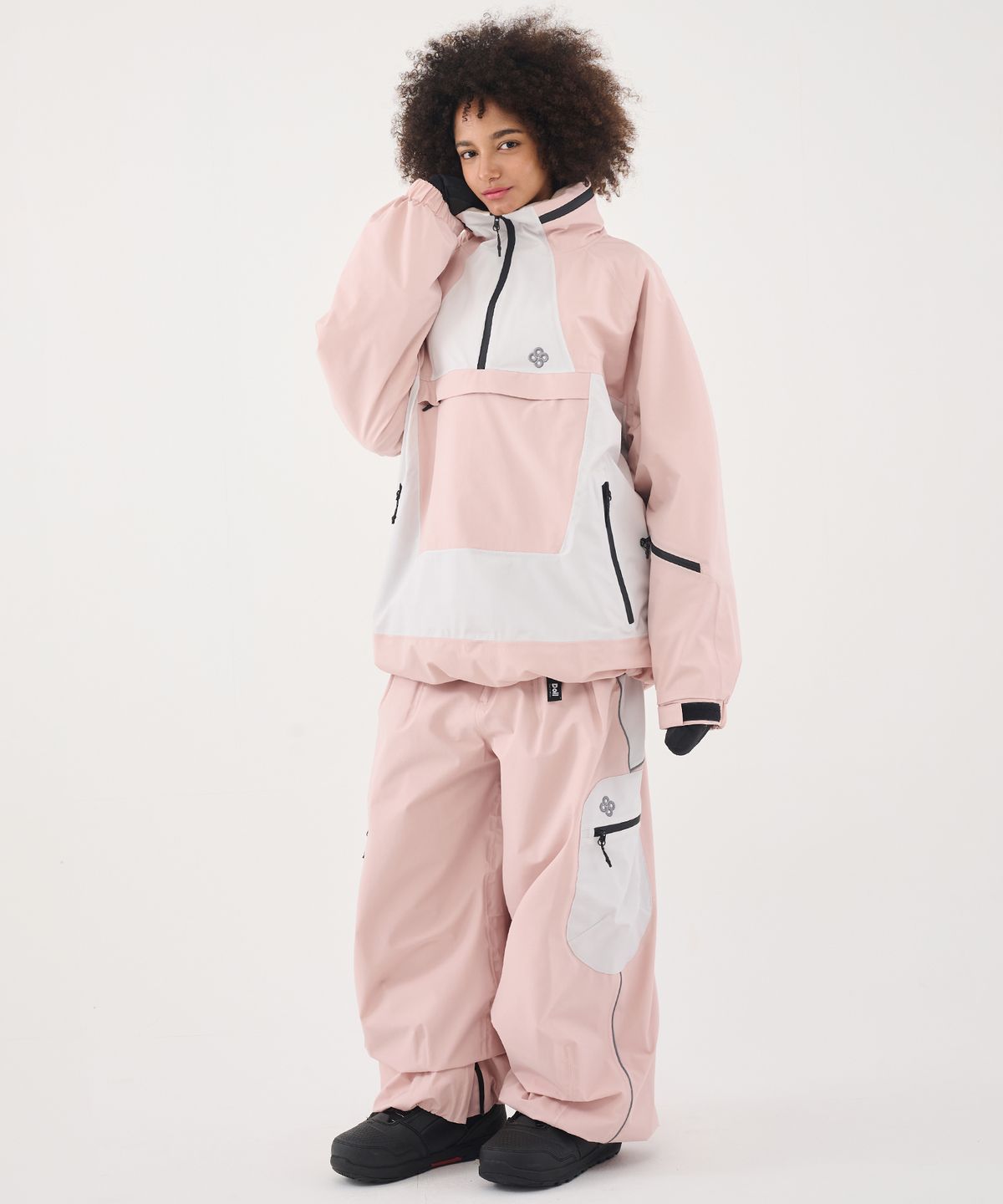 돌아우터웨어(DOLL OUTERWEAR) 2526 듀 자켓&팬츠 세트 PINK 남녀공용