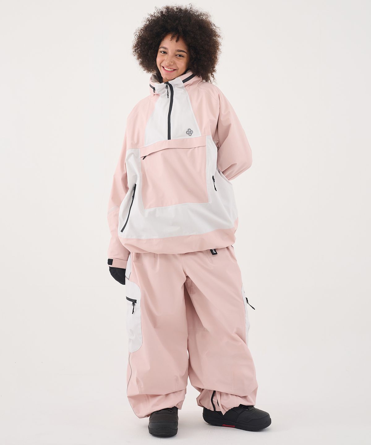 돌아우터웨어(DOLL OUTERWEAR) 2526 듀 자켓&팬츠 세트 PINK 남녀공용