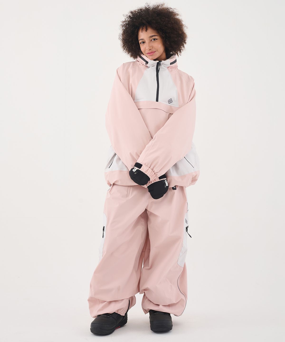 돌아우터웨어(DOLL OUTERWEAR) 2526 듀 자켓&팬츠 세트 PINK 남녀공용