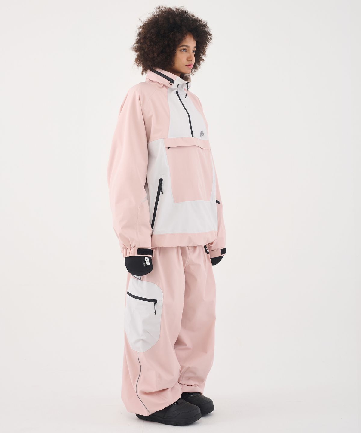 돌아우터웨어(DOLL OUTERWEAR) 2526 듀 자켓&팬츠 세트 PINK 남녀공용