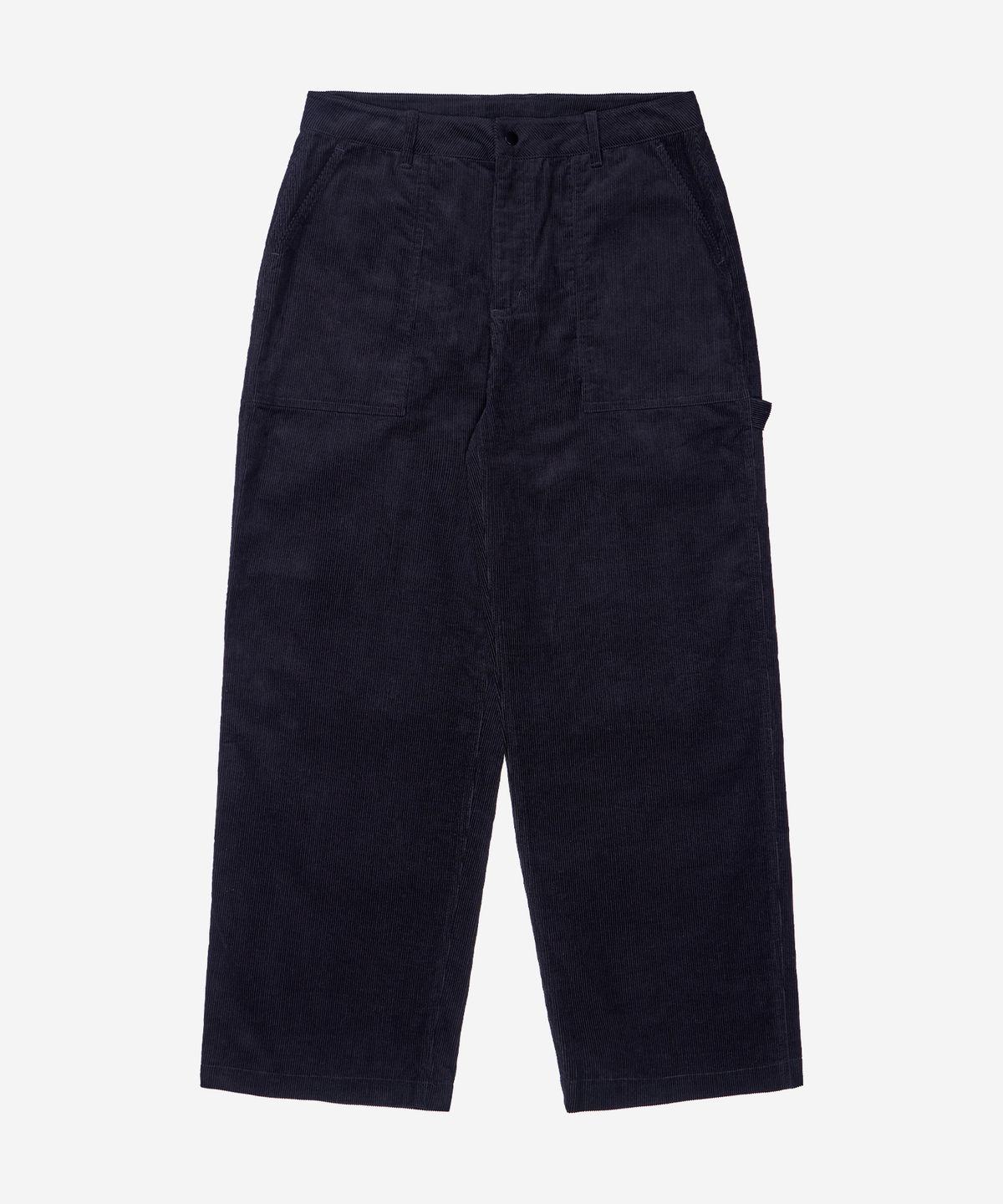 칼라파타르(KALAPATTHAR) WIDE CORDUROY CARPENTER PANTS - BLACK