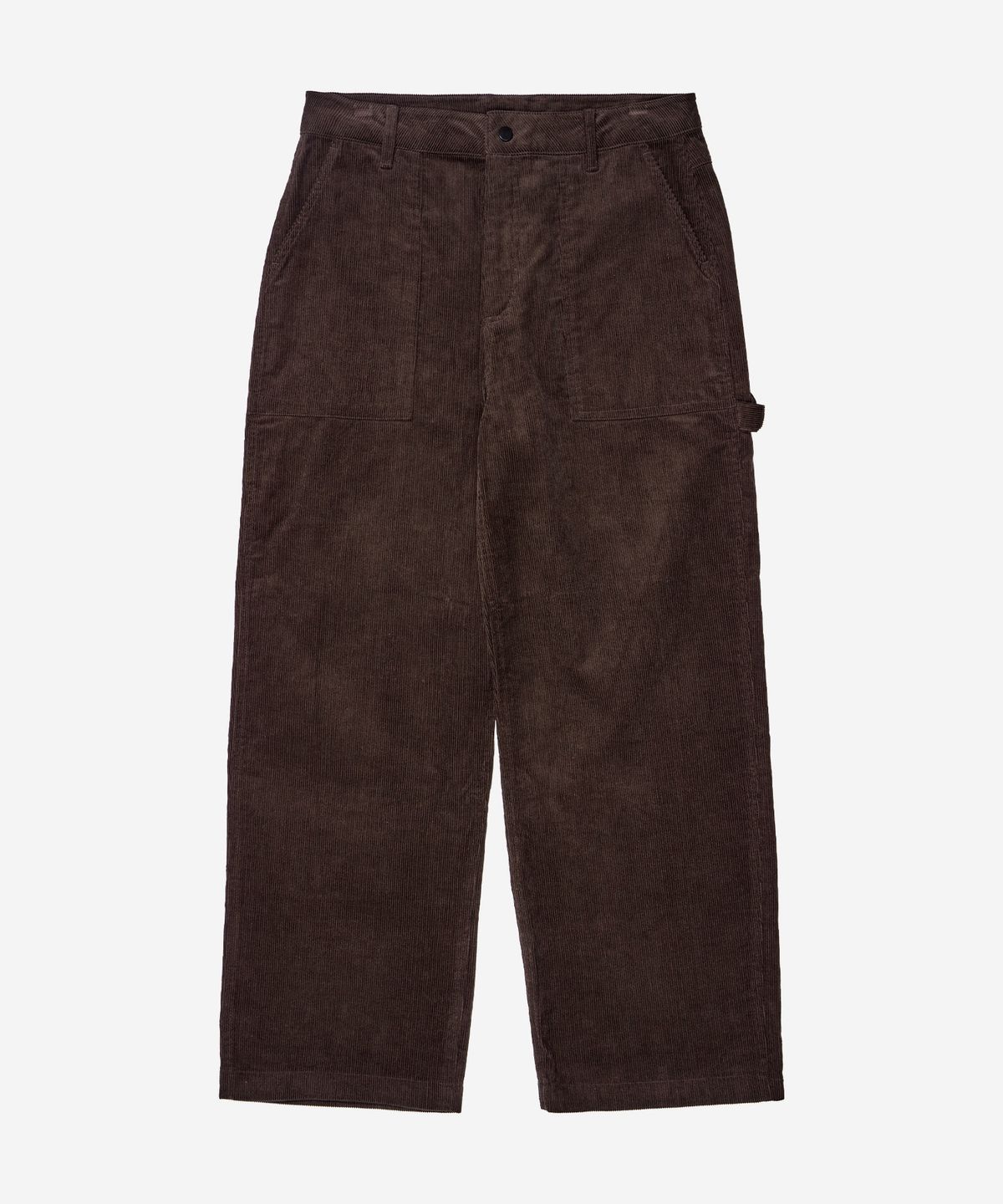 칼라파타르(KALAPATTHAR) WIDE CORDUROY CARPENTER PANTS - BROWN