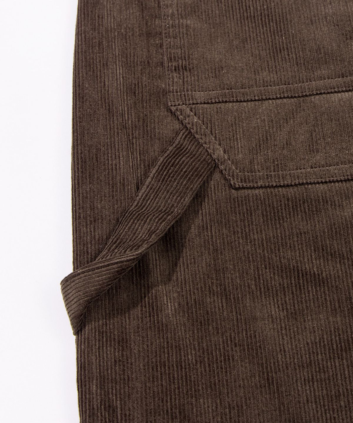칼라파타르(KALAPATTHAR) WIDE CORDUROY CARPENTER PANTS - BROWN