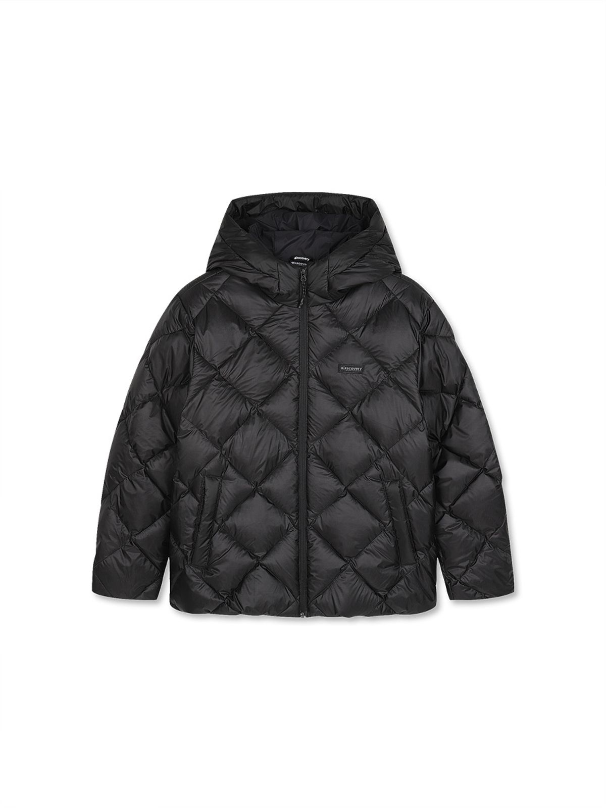 디스커버리 키즈(DISCOVERY KIDS) 큐브라이트 다운 경량패딩 (BLACK)