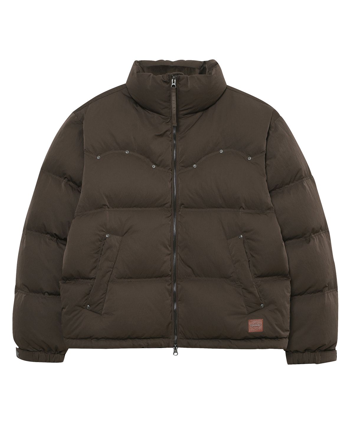 슈퍼드라이(SUPERDRY) 웨스턴 다운 자켓 다크브라운