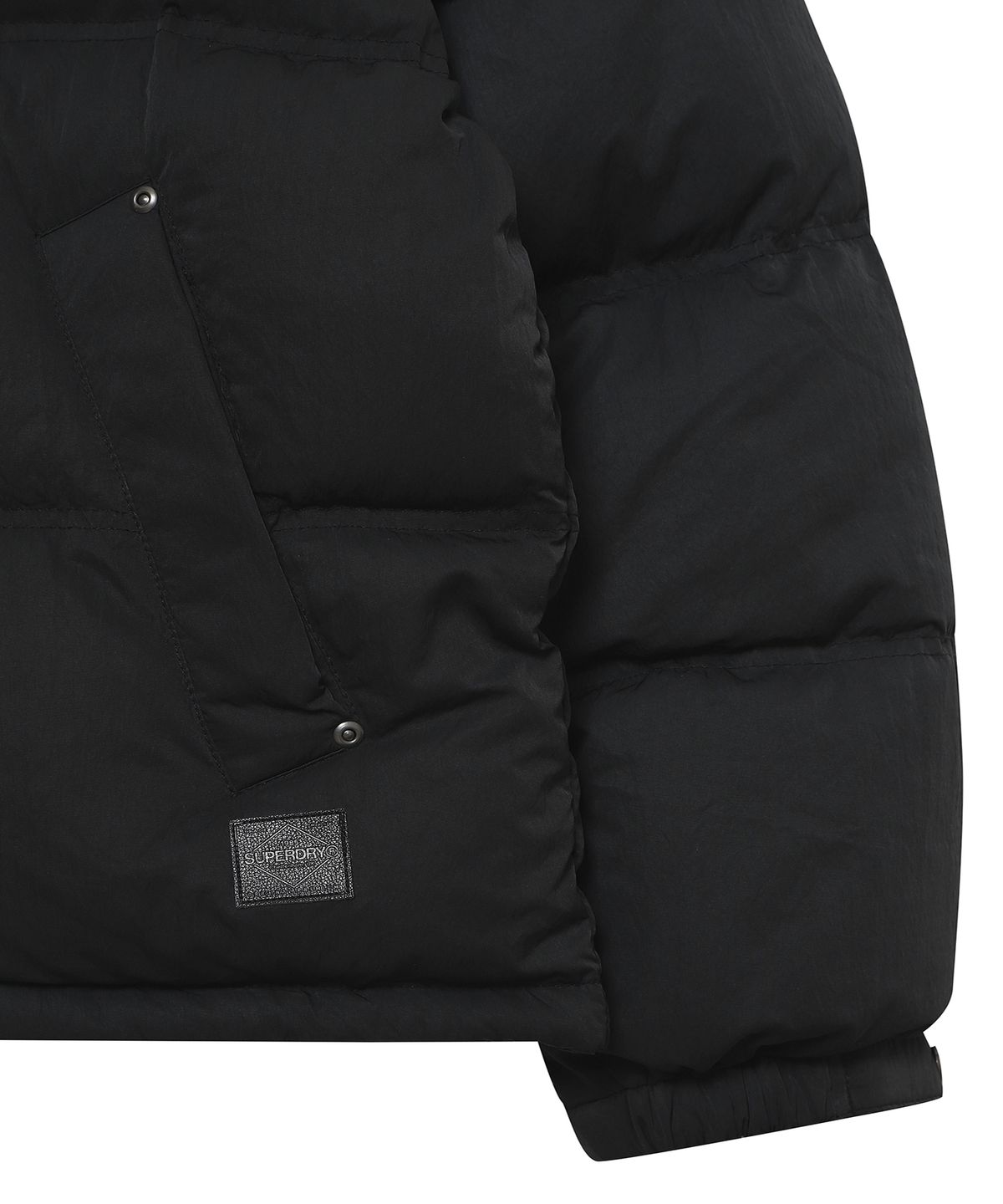 슈퍼드라이(SUPERDRY) 웨스턴 다운 자켓 블랙