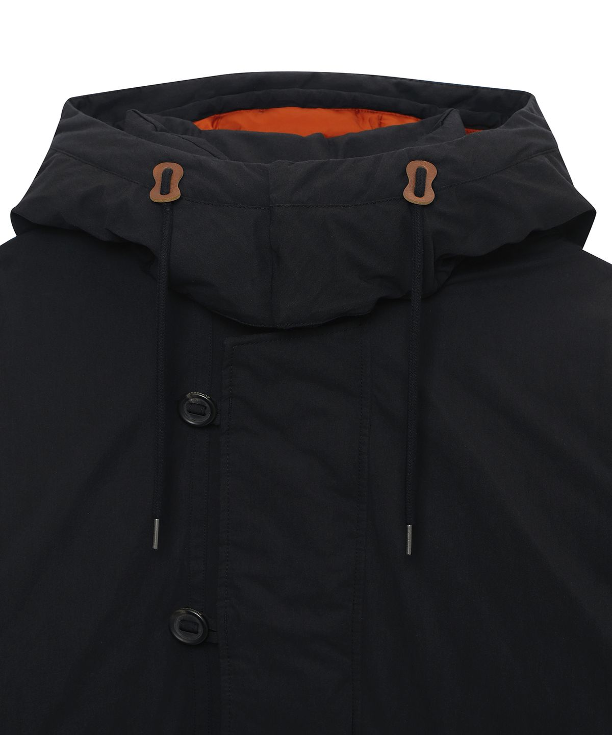 슈퍼드라이(SUPERDRY) 미드 후드 다운 자켓 블랙