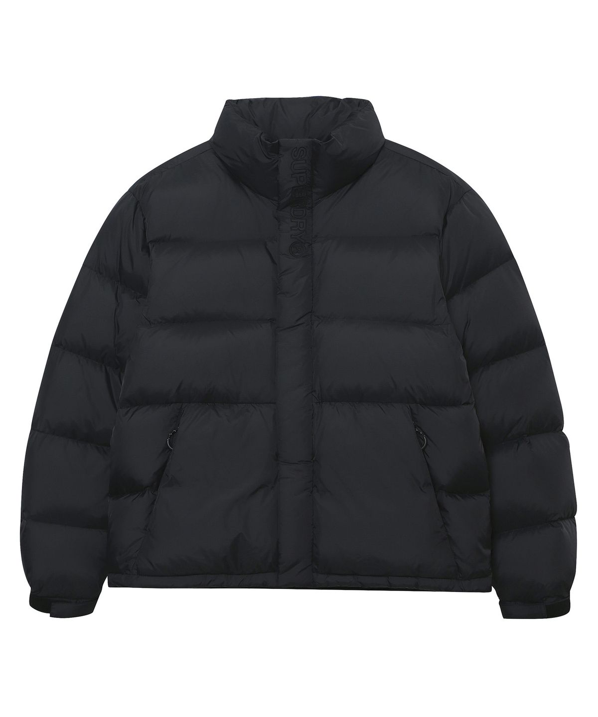 슈퍼드라이(SUPERDRY) 다운 푸퍼 자켓 블랙