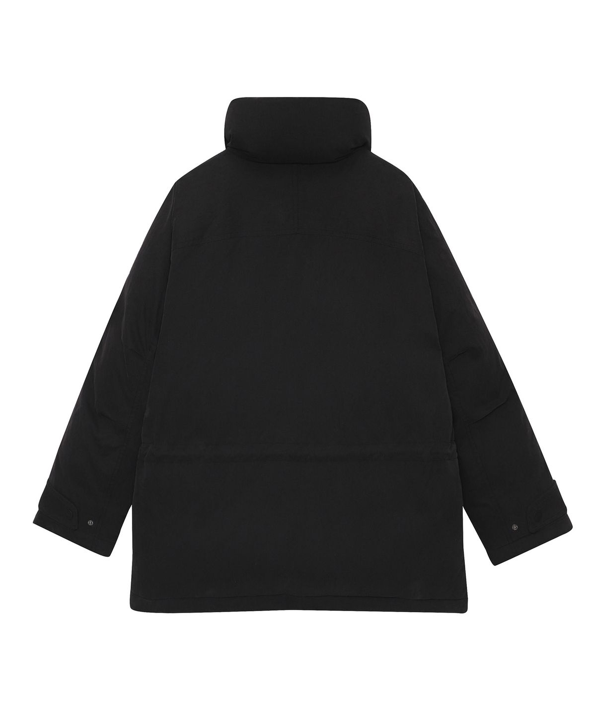 슈퍼드라이(SUPERDRY) W 하이넥 미드 다운 점퍼 블랙
