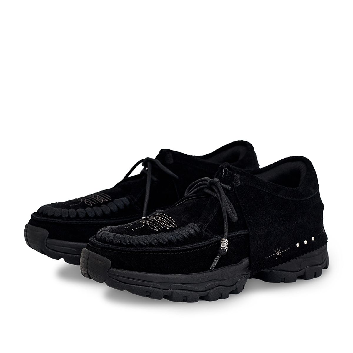 네거티브쓰리(NEGATIVETHREE) Desert Boots sneakers_Black