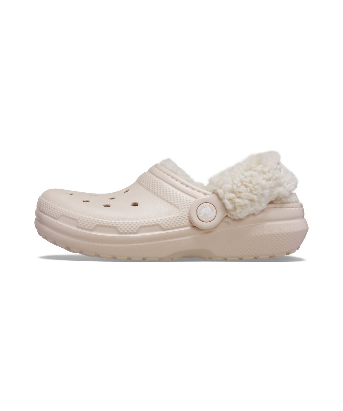 크록스키즈(CROCS KIDS) 클래식 플리스 라인드 클로그(플리스 스트랩) 키즈 - 콰츠
