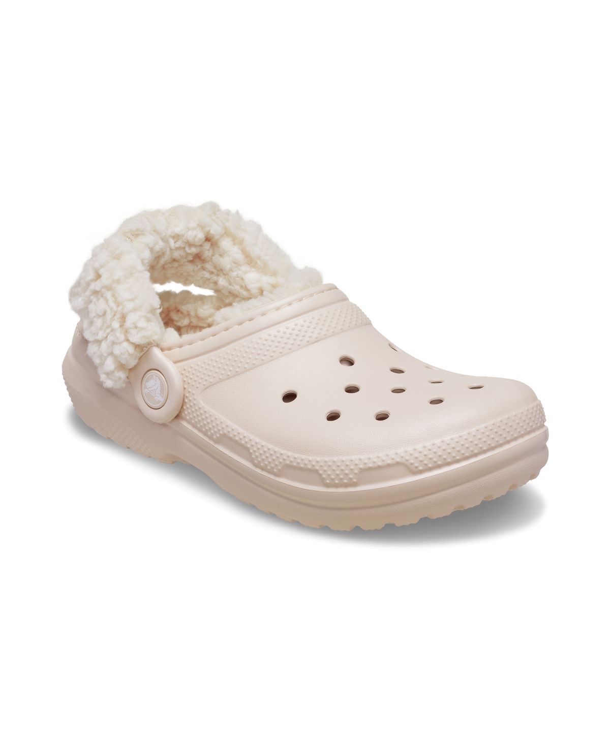 크록스키즈(CROCS KIDS) 클래식 플리스 라인드 클로그(플리스 스트랩) 키즈 - 콰츠