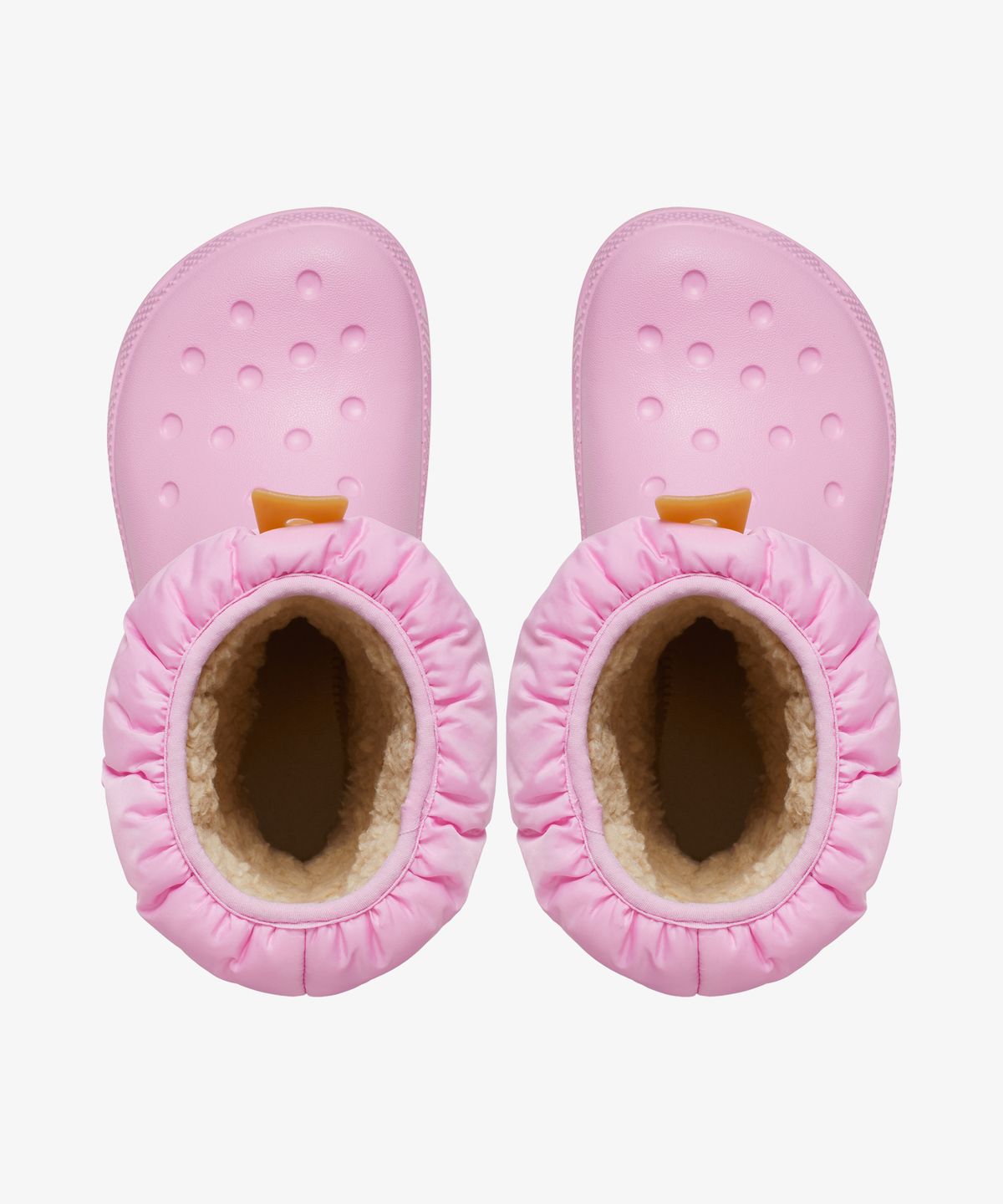 크록스키즈(CROCS KIDS) 클래식 네오 퍼프 부츠 토들러_핑크 트위드