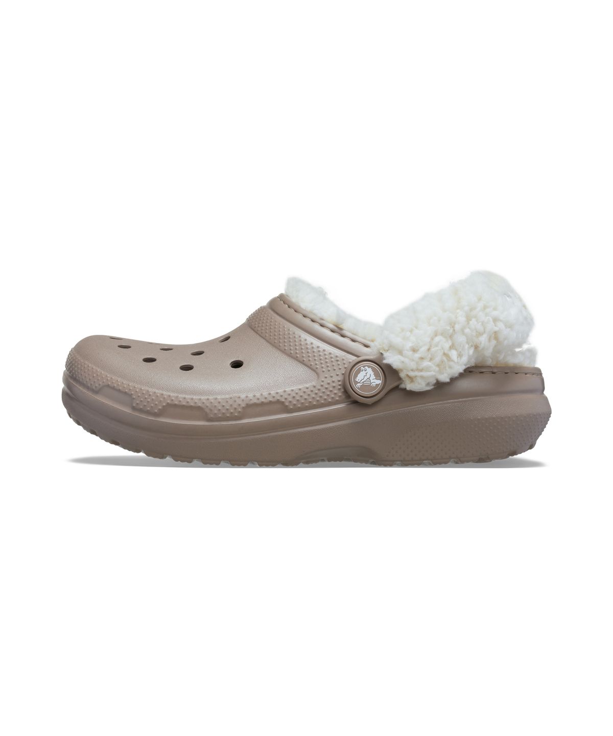 크록스키즈(CROCS KIDS) 클래식 플리스 라인드 클로그(플리스 스트랩) 토들러 -머쉬룸