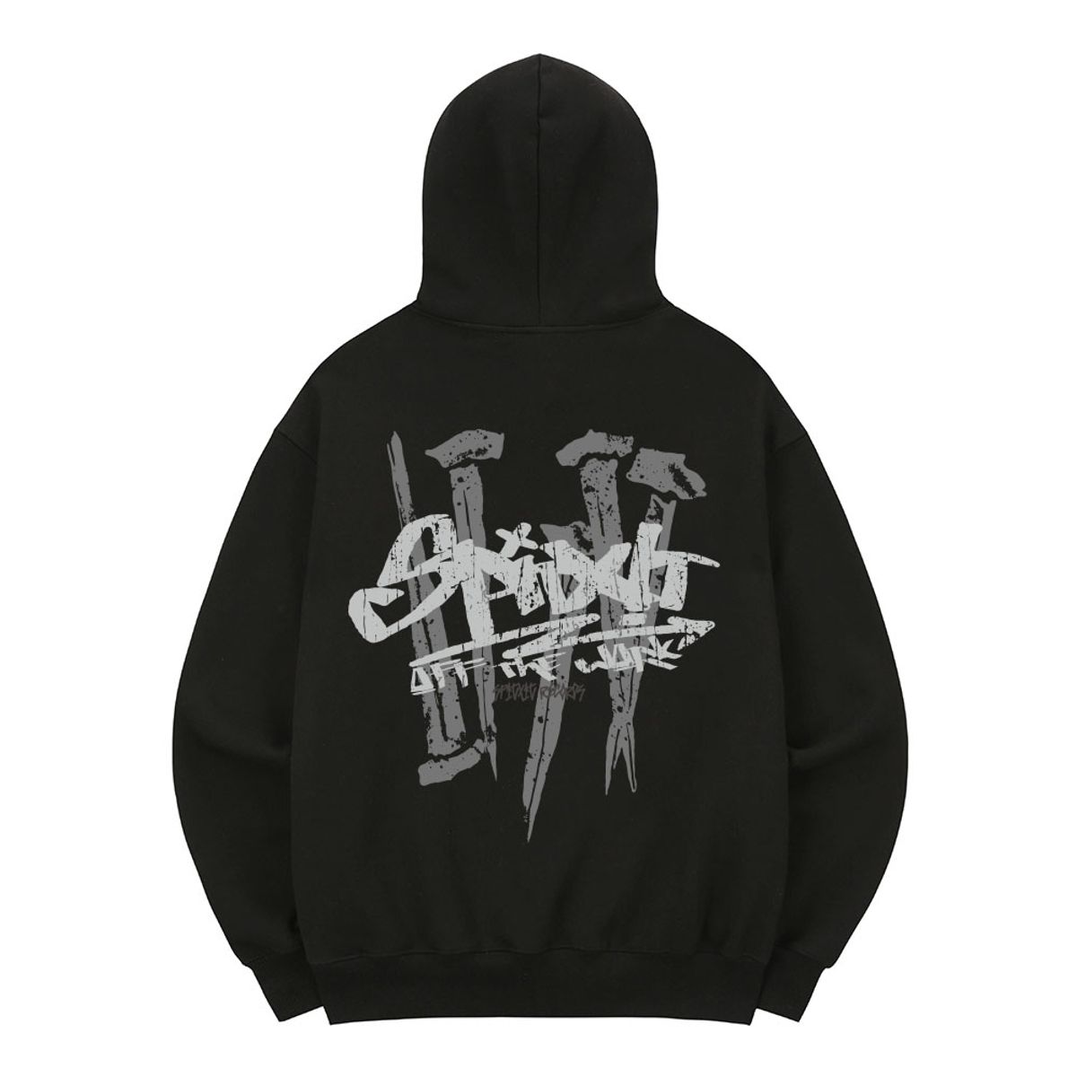 스핏싯(SPITXIT) SPITXIT OFF THE WORK 후드 집업 블랙