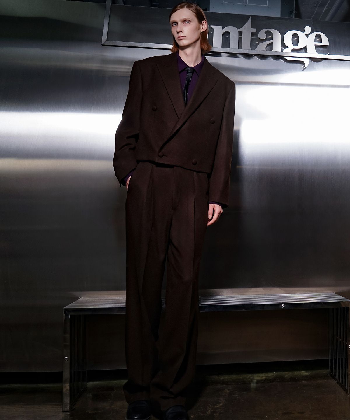 언티지(UNTAGE) 캐시미어 트라우저[Mocha Mousse(UNISEX)]_UTH-FP63