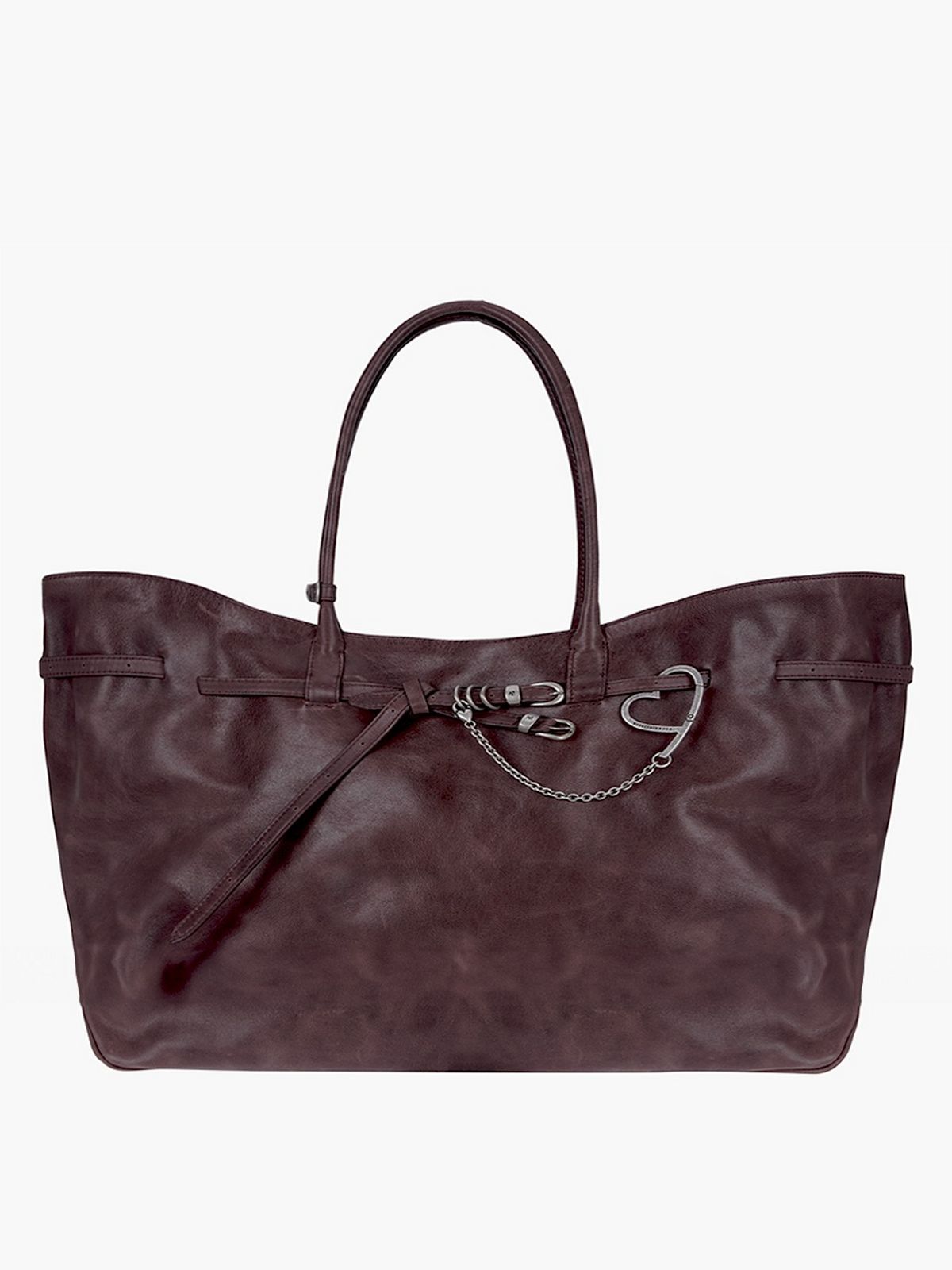 마지셔우드(MARGESHERWOOD) GRANDMA USED BAG XL_wine pull-up