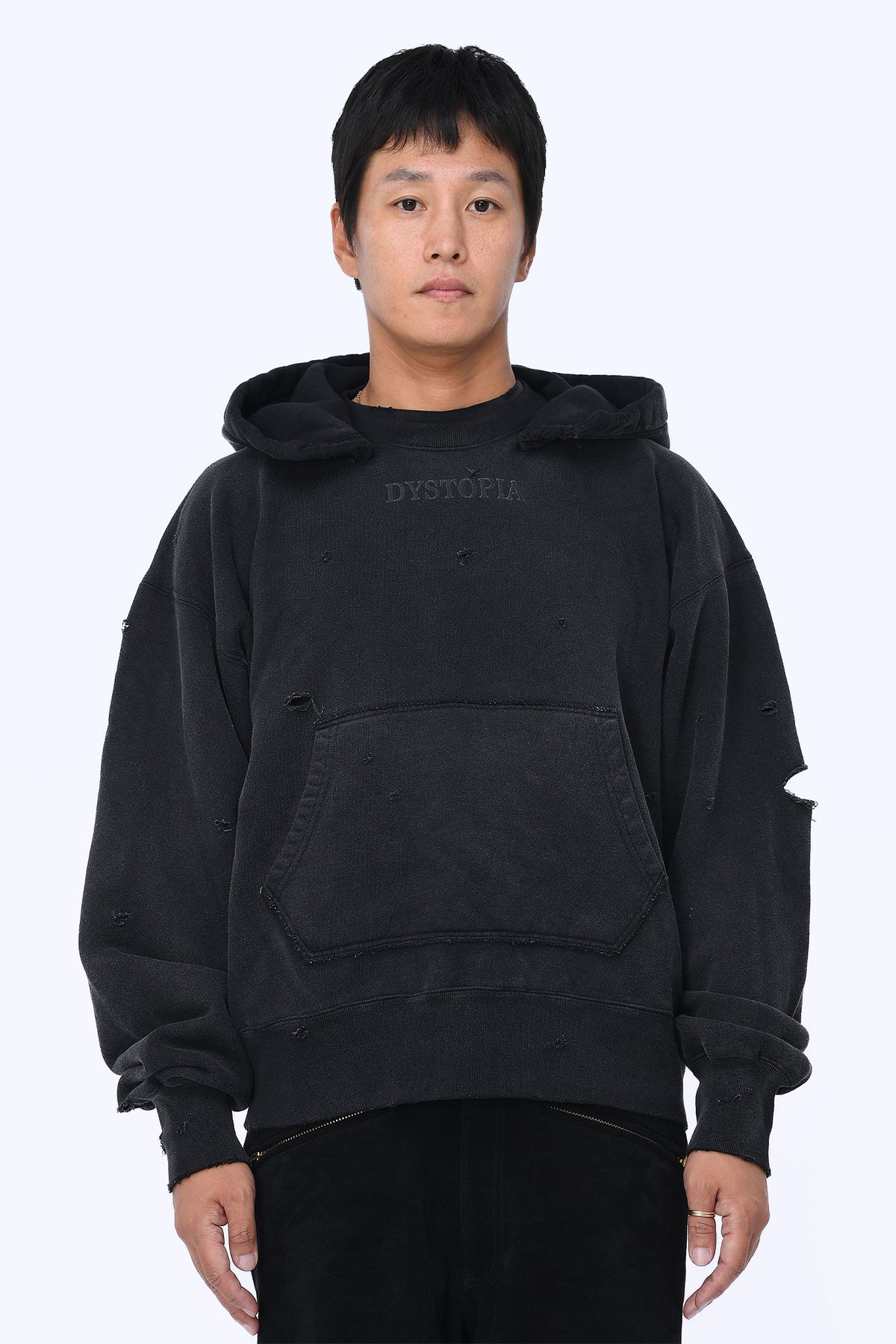 더 긱스(THE GEEKS) Dystopia after hoodie - Black