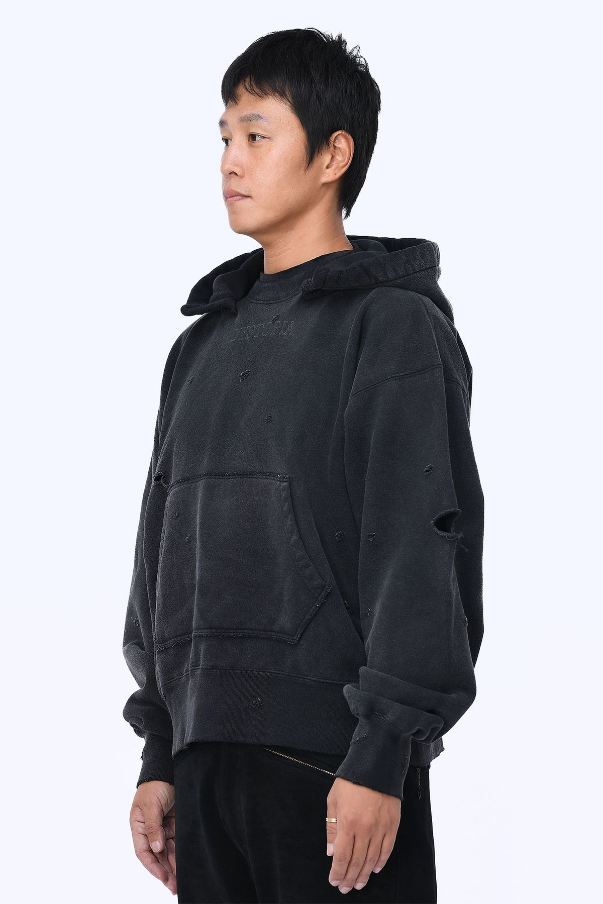 더 긱스(THE GEEKS) Dystopia after hoodie - Black