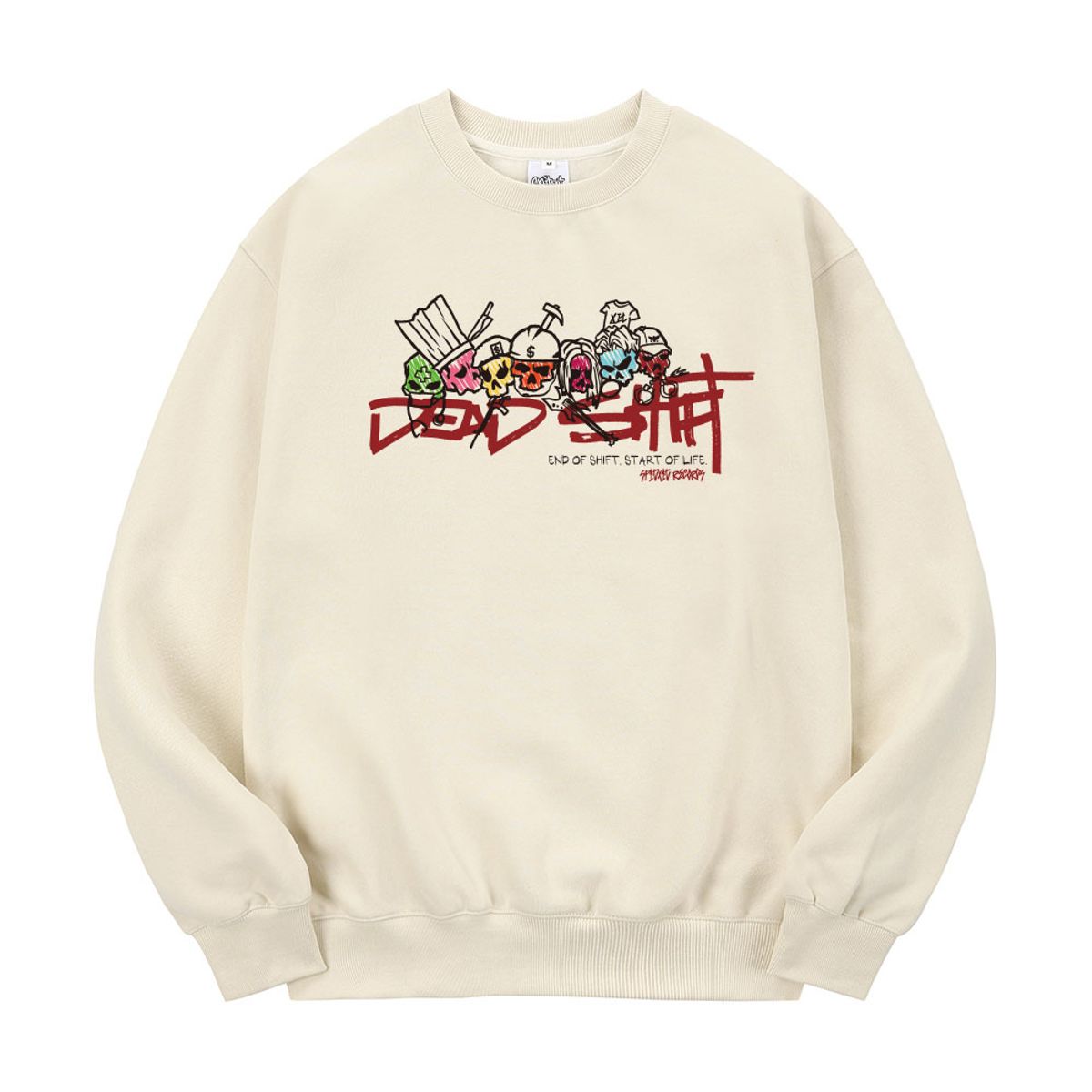 스핏싯(SPITXIT) DEAD SHIFT 맨투맨 3color