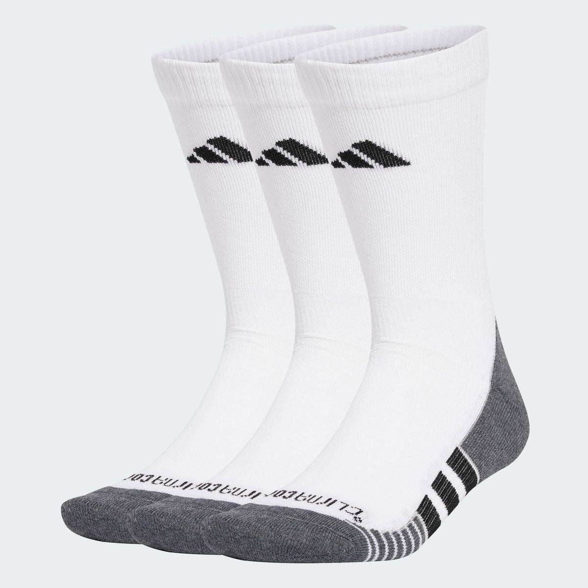 아디다스(ADIDAS) 퍼포먼스 클라이마쿨 쿠션드 크루 삭스 3P JD9575