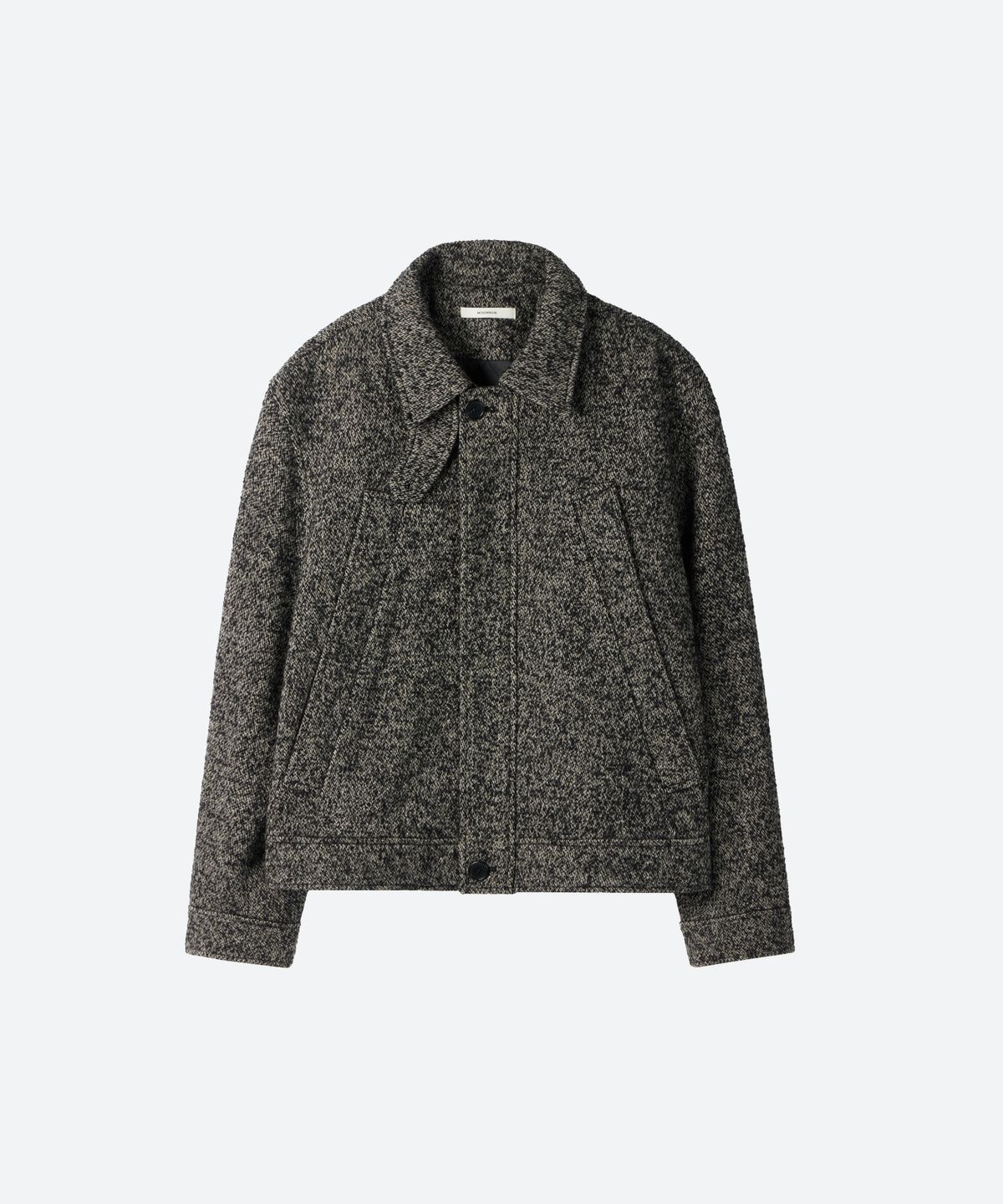 문선(MOONSUN) UNISEX, 4 Pocket Wool Blouson / Charcoal