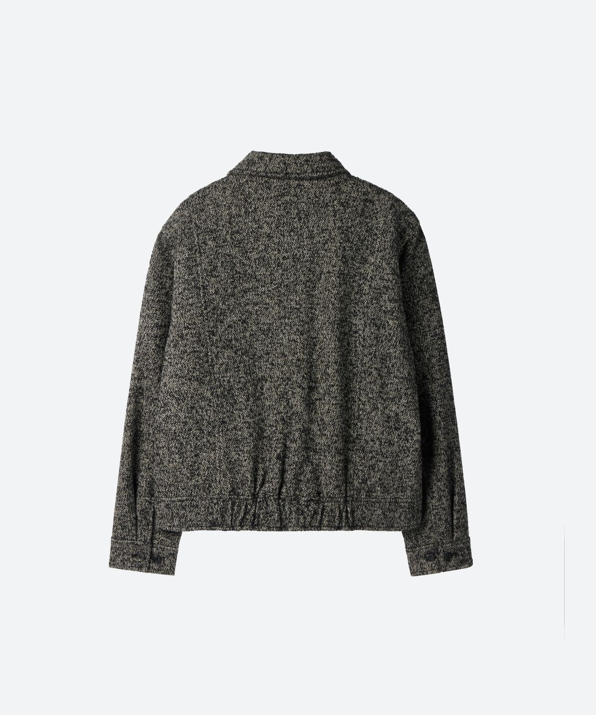 문선(MOONSUN) UNISEX, 4 Pocket Wool Blouson / Charcoal