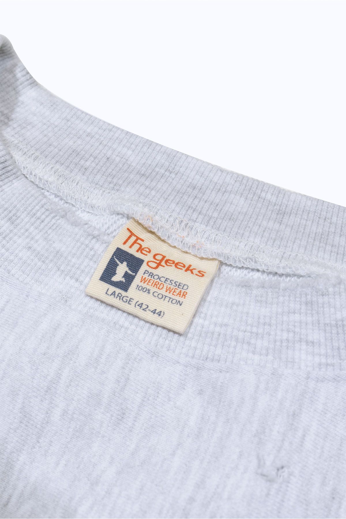 더 긱스(THE GEEKS) Hale college sweat shirt - M.grey