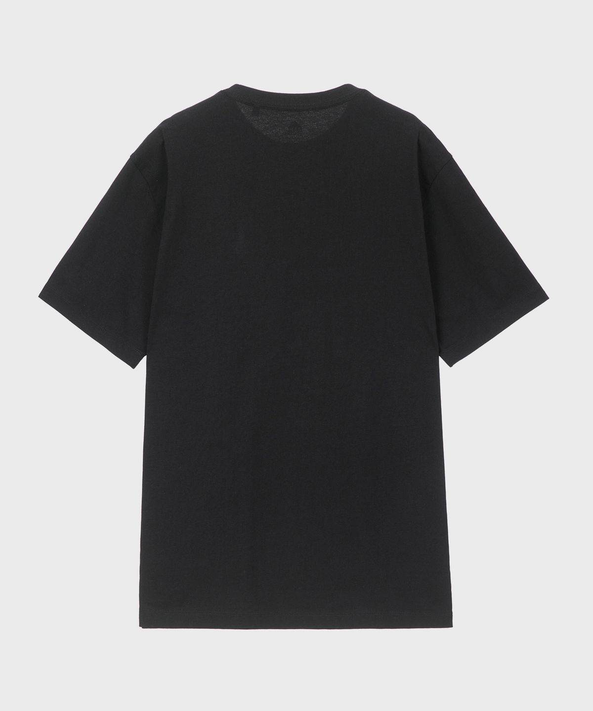 베이직하우스(BASIC HOUSE) UNI 레이어드 라운드 반팔티셔츠 화이트_일반기장(+4cm) LATS0104